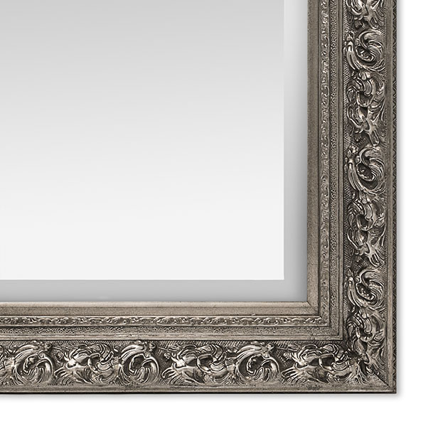 Dubbelzinnig gangpad Medicinaal Barok Spiegel Da Vinci Zilver | Klassieke Spiegels | Usi Maison