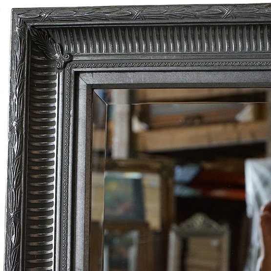 Helderheid studie Chaise longue Barok spiegel Bellini Antiek Zilver | Klassieke Spiegels | Usi Maison