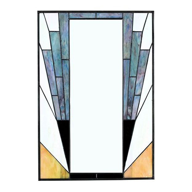 Mirror French Art Deco Usi Maison, Art Deco Glass Mirror
