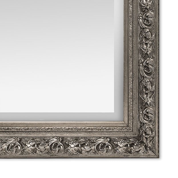 Antiek zilveren spiegel DaVinci