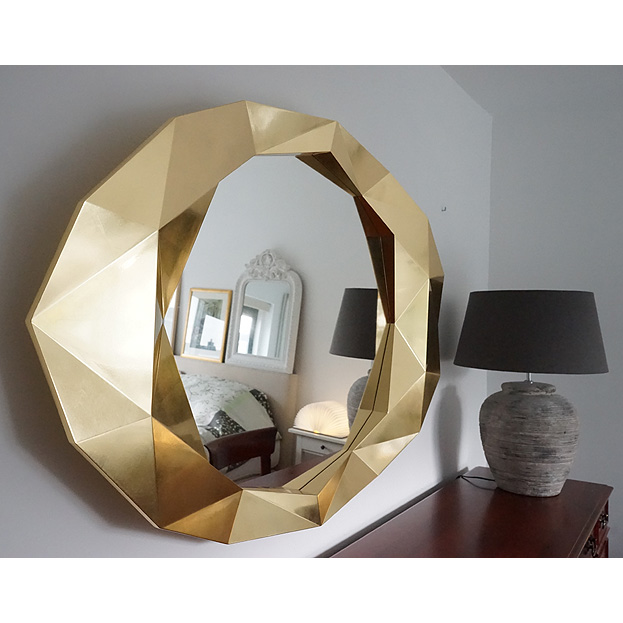 Verval houd er rekening mee dat Concreet Design Spiegel Precious Goud - Deknudt Mirrors | Usi Maison