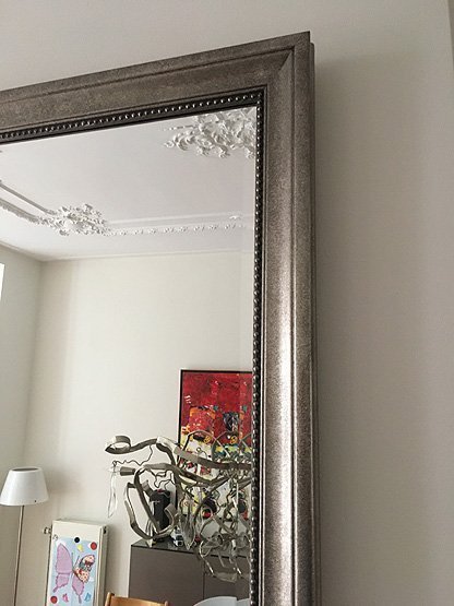 Klassieke spiegel Sisley - Zilver Kleur Usi Maison