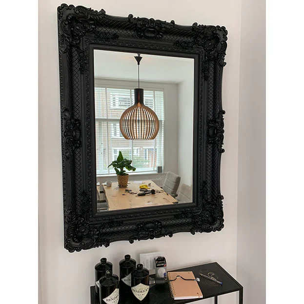 Zwarte barok spiegel Bernini